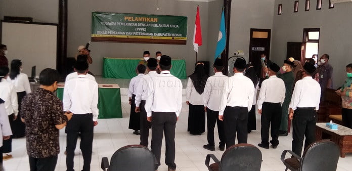 15 Tenaga Penyuluh Pertanian di Berau Diangkat Pegawai