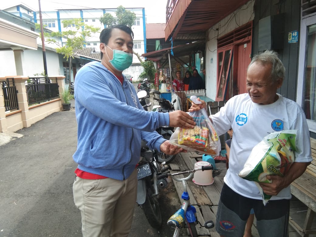 S1 PIN Ikut Dukung Komunitas Gerakan Samarinda Peduli Pandemi Covid–19