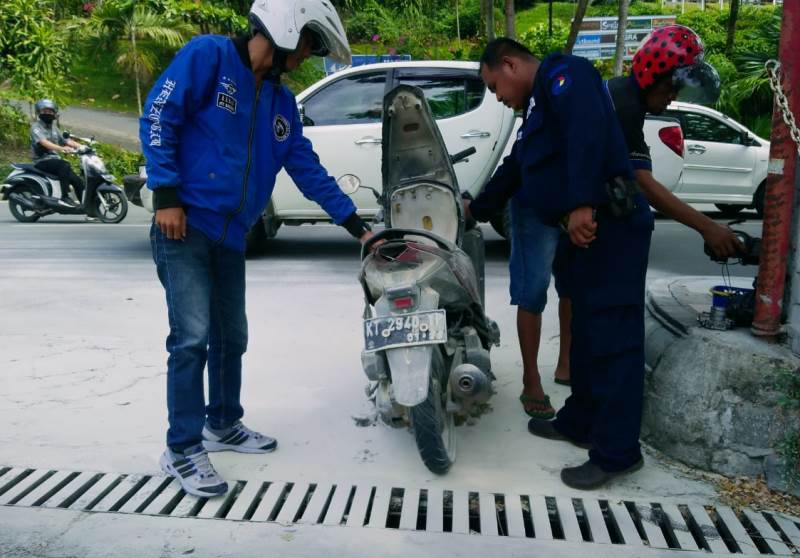 Habis Isi BBM di SPBU, Honda Vario Terbakar dan Nyaris Meledak