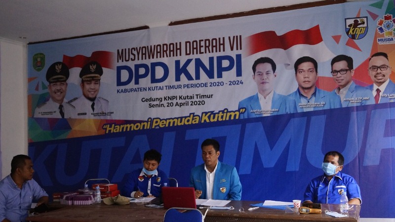 Pertama di Indonesia, Musda KNPI Kutim Dilaksanakan Secara Online