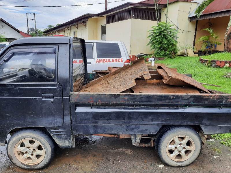 Dibantu Sekuriti, Tiga Pria Curi Besi Tua di Galangan Kapal