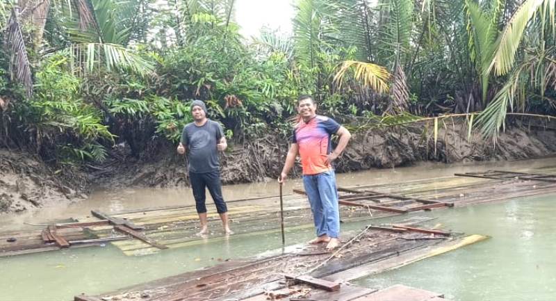 Polariud Polda Kaltim Gagalkan Pembalakan Kayu di Perairan Kutim