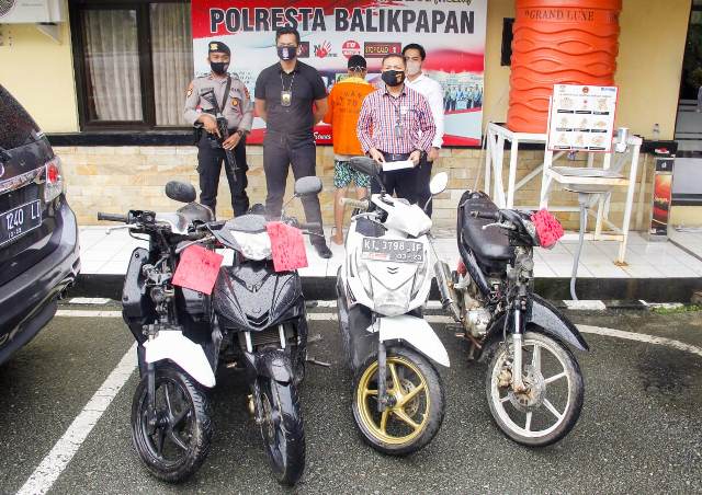 Curi Motor di Lintas Kota, Alumni Asimilasi Lapas Balikpapan Diringkus Lagi