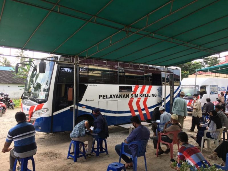 Warga Balikpapan Timur Terbantu Layanan SIM Keliling