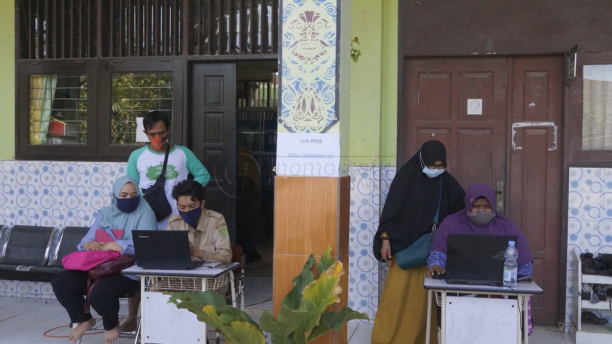 PPDB Hari Pertama di Kutim, Gawai Masih Jadi Kendala