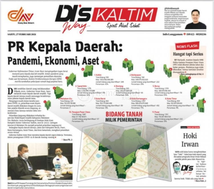 Ini PR Kepala Daerah: Pandemi, Ekonomi, Aset