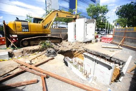 Drainase Simpang Plaza Balikpapan Mulai Dikerjakan