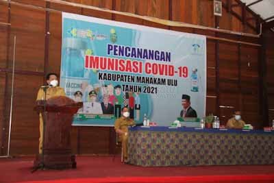 Vaksinasi COVID-19  Telah Dimulai di Mahulu