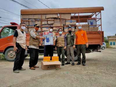 Alhamdulillah, BPBD Kukar Terima Ribuan Logistik Penanganan COVID-19