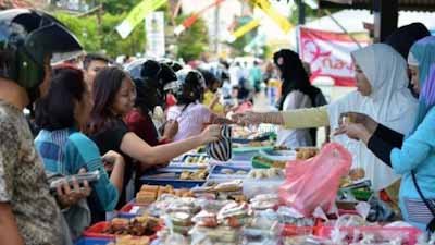 Pasar Ramadan di Kukar Dipecah, Pembeli Pedagang Wajib Ikuti Prokes