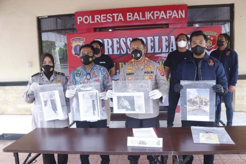 Polresta Balikpapan Tetapkan Tersangka dan DPO Batu Bara Ilegal