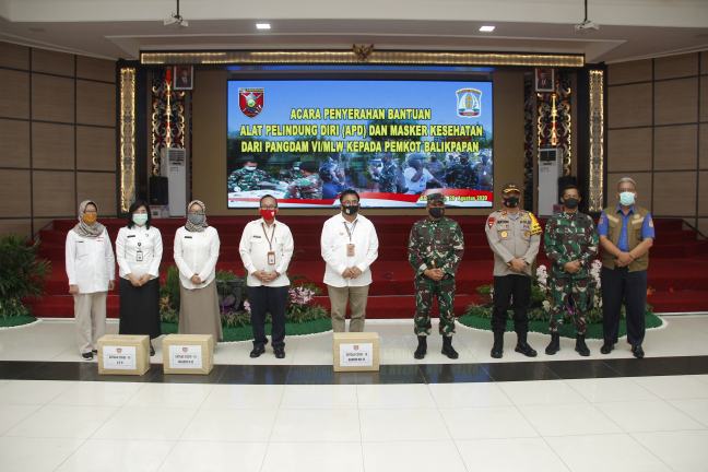 Balikpapan Dapat Bantuan APD dan Masker