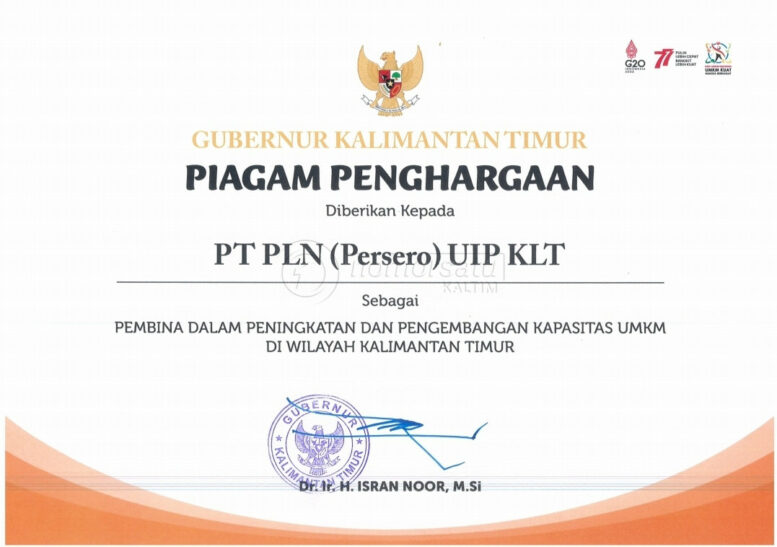 Berikan Pembinaan Agar UMKM Naik Kelas, Gubernur Kaltim Apresiasi PLN UIP KLT