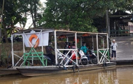 Jembatan Masabang di Dibangun, Jasa Penyeberangan “Santuy”