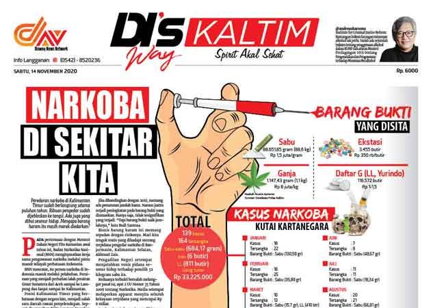 Disway Kaltim Edisi Cetak 14 November 2020