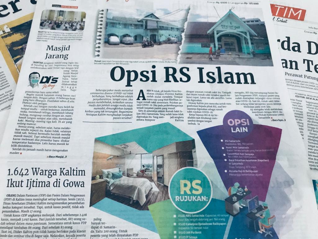 RSI Samarinda Bisa Jadi Opsi ketika Pasien COVID-19 Membeludak