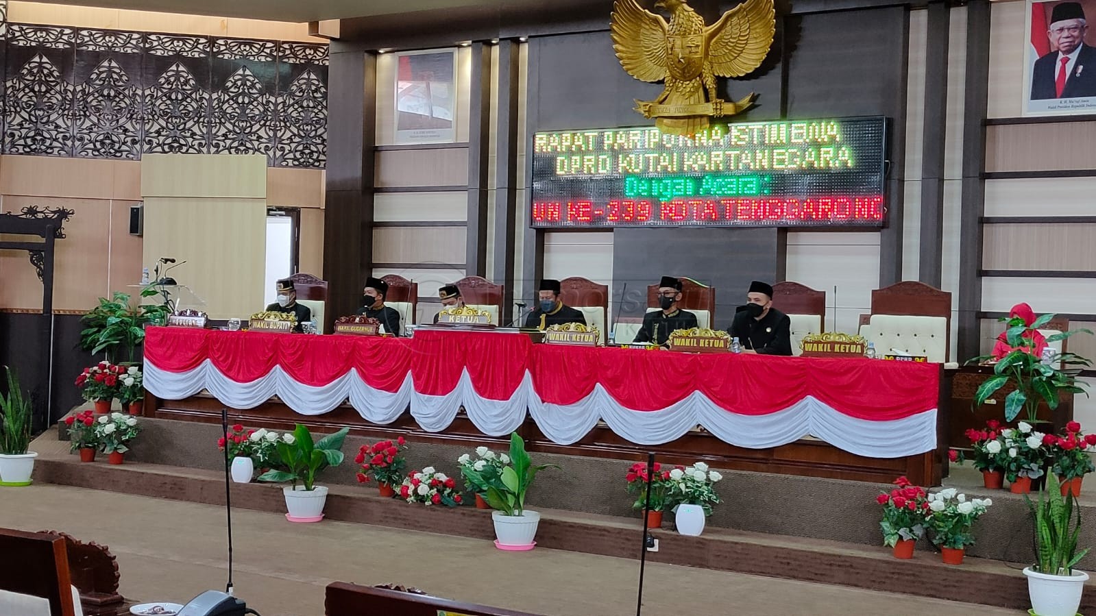 Rapat Paripurna DPRD Kukar Dalam Rangka HUT Tenggarong ke-239 Tahun