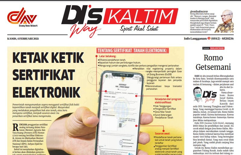 Sertifikat Tanah Beralih ke Elektronik, Sertifikat Lama Bakal Ditarik?