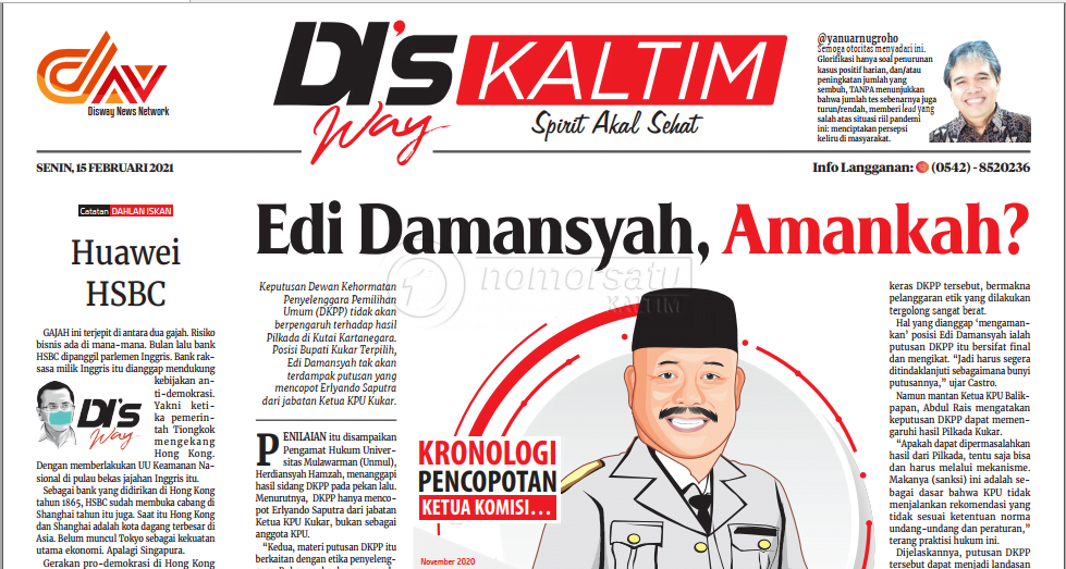 Pasca Putusan DKPP, Edi Damansyah Amankah?