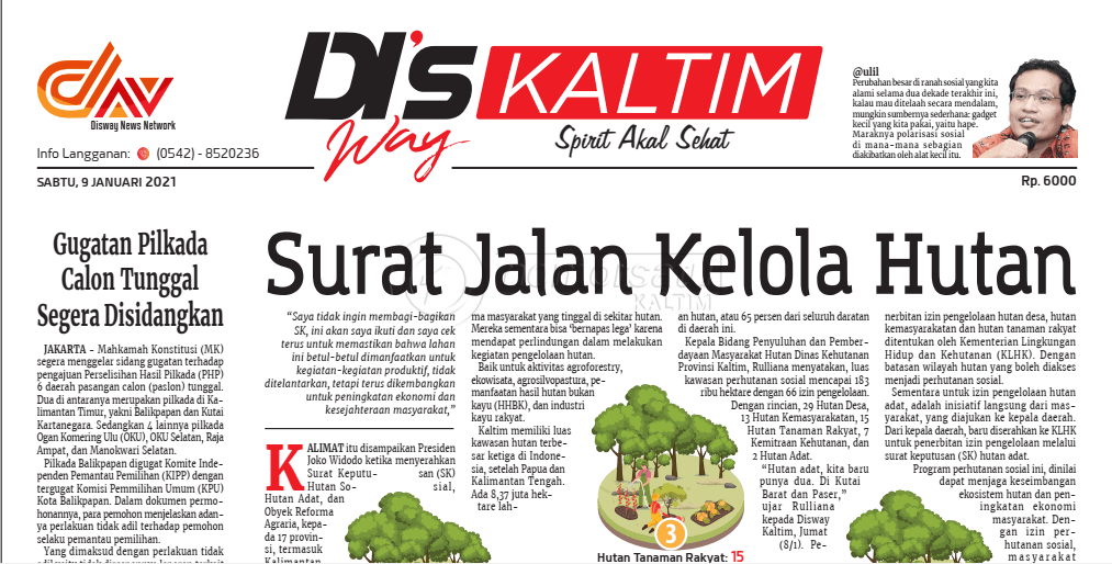 Surat Jalan Kelola Hutan