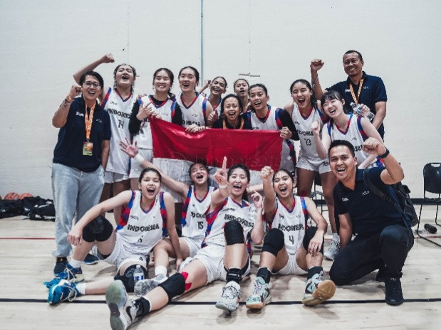 Tim Putri KFC DBL Indonesia All-Star 2023 Juara Kompetisi Basket di Amerika Serikat