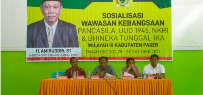 Anggota DPRD Kaltim Amiruddin Ingatkan Pentingnya Empat Pilar Negara