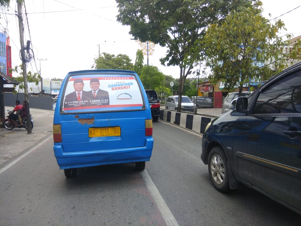 Stiker Paslon di Angkot Mengganggu, Bawaslu: Dishub yang Menindak