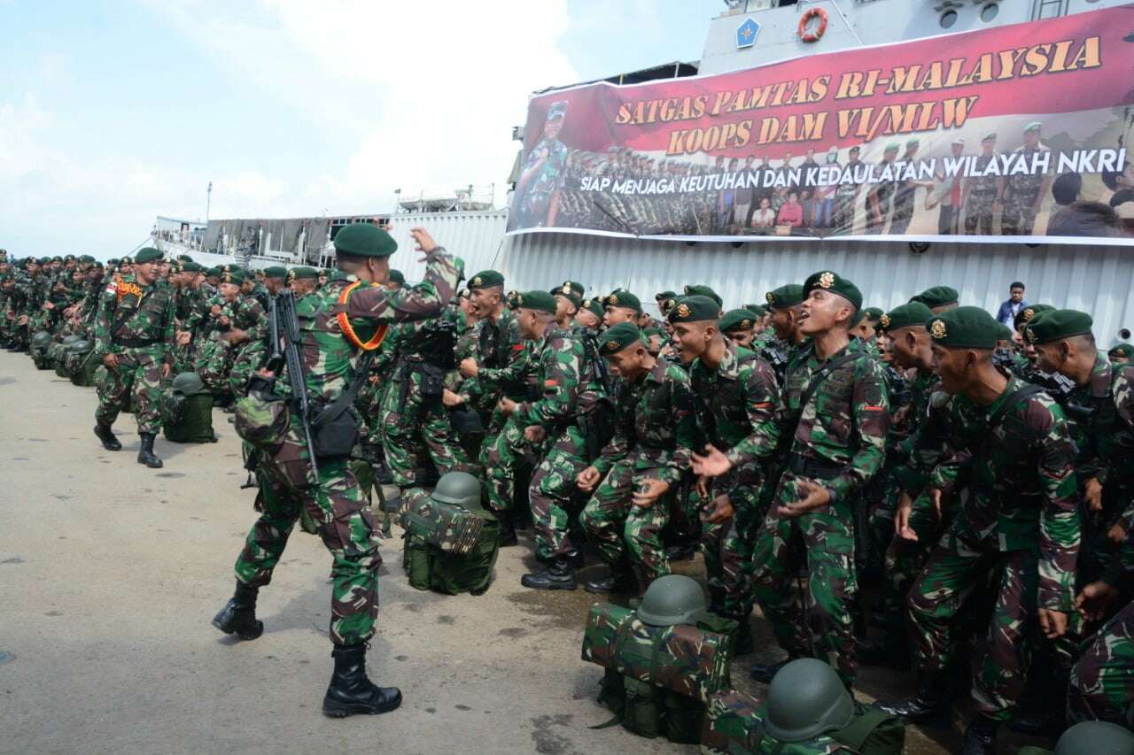 900 Prajurit TNI Bertolak Amankan Perbatasan