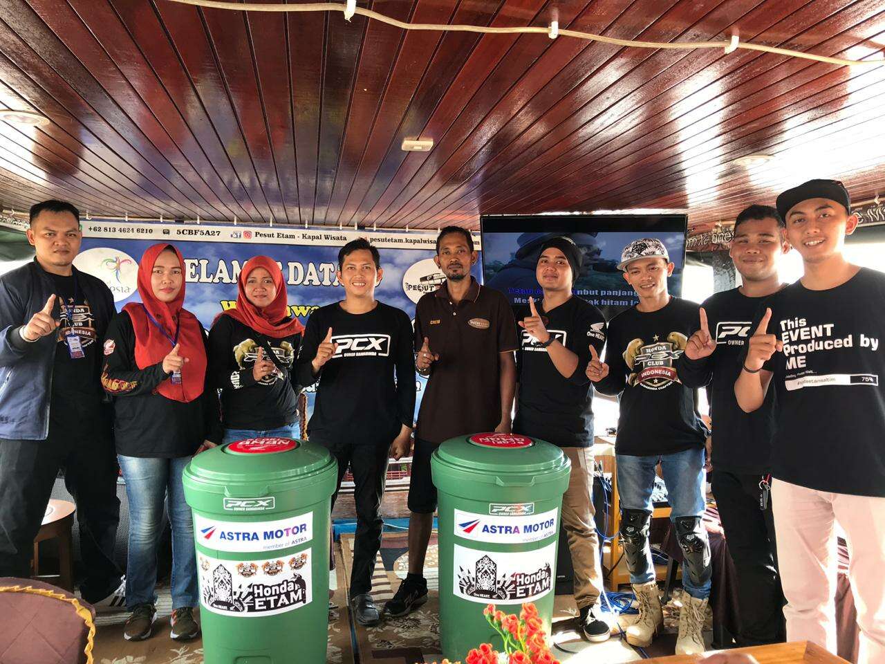 Jelajah Sungai Mahakam Bersama Astra Motor Samarinda