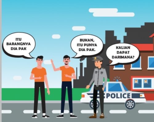 Ngeselin, Ditanya Polisi Siapa Bandarnya, Dua Orang Ini Saling Tunjuk