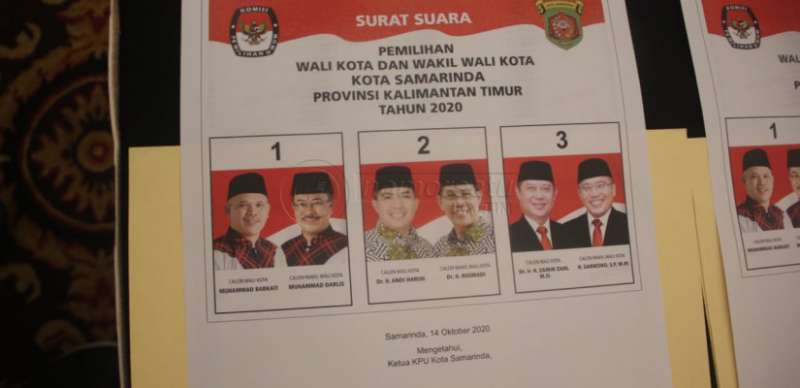 Desain Surat Suara Jadi KPU Samarinda Tunggu Keputusan Pusat