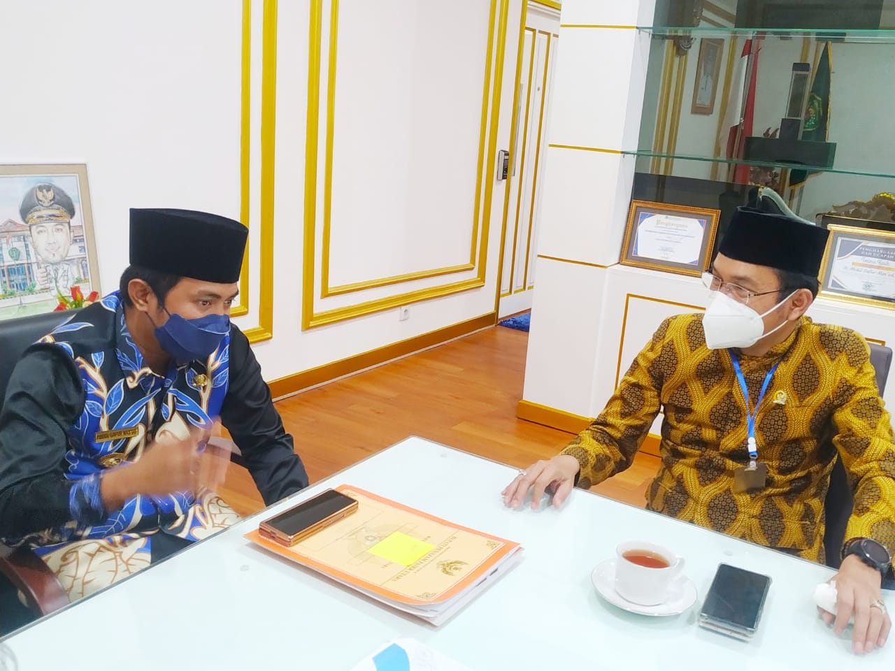 Temui Bupati PPU, Wakil Ketua DPRD Kukar Bahas Perencanaan Pembangunan IKN Baru