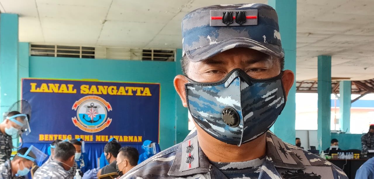 Lanal Sangatta dan Pemkab Kutim Dua Kali Gelar Vaksinisasi