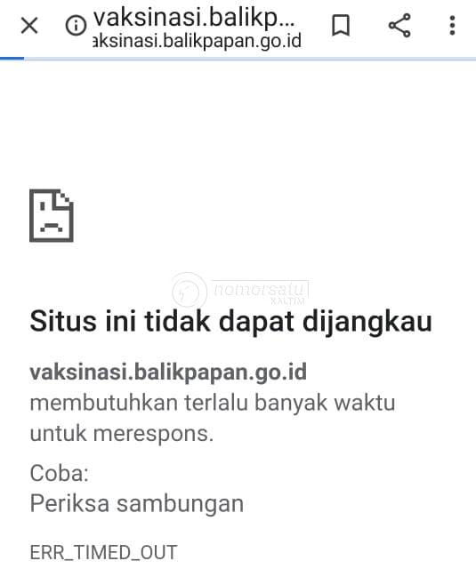 Sulit Diakses, Pendaftaran Online Vaksinasi di Balikpapan Ditunda