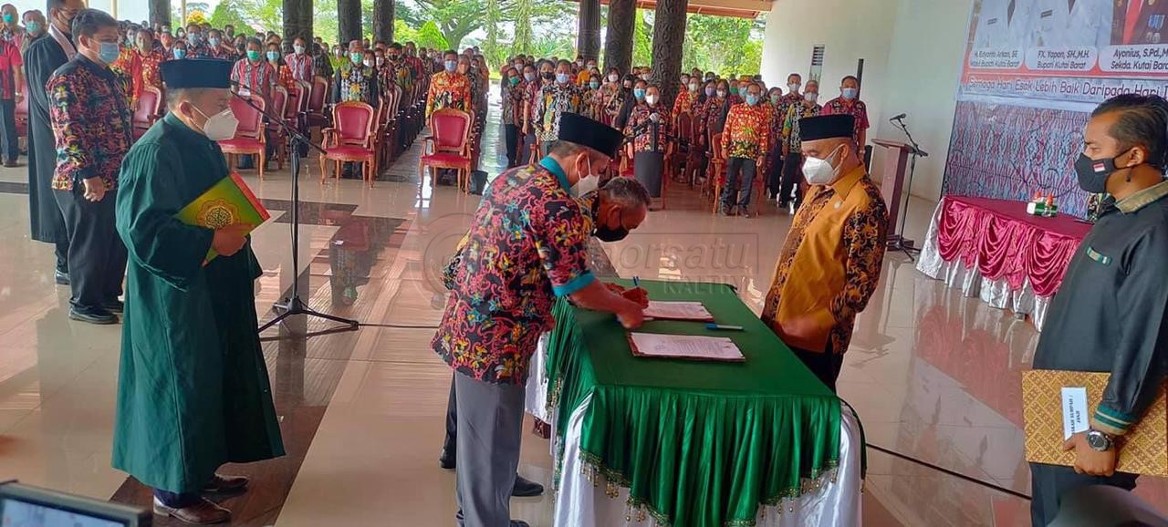 Gerbong Mutasi Pemerintahan FX Yapan-Edyanto Arkan, Sejumlah Pejabat Duduki Posisi