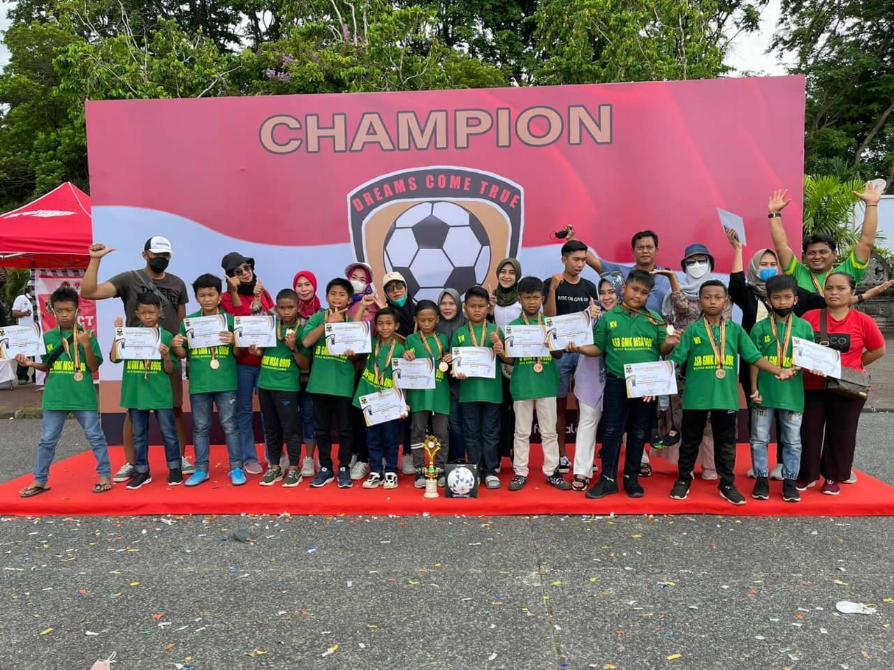 ASB GMK MSA 0906 Raih Juara 3 Gelaran Piala DCT KBBP Polri di Bali