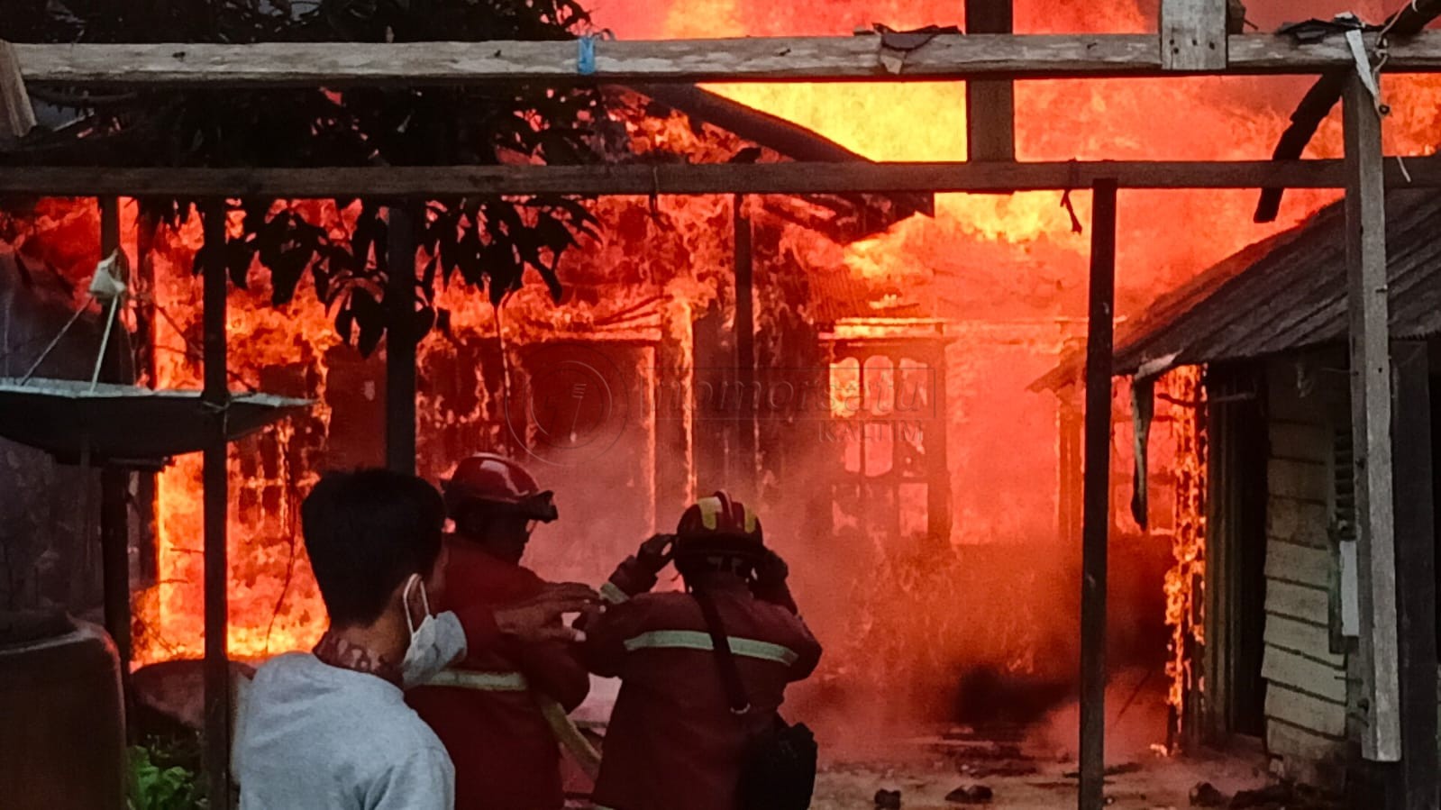 Kebakaran di Desa Senaken Paser, Satu Korban Meninggal Terpanggang Api