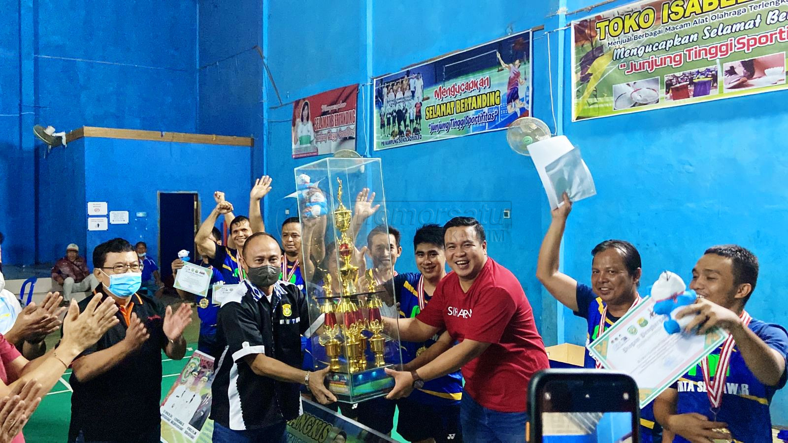 Kejuaraan Bulutangkis OPD Cup 2022, Setkab Kubar Juaranya