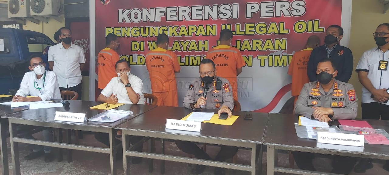 Polisi Tangkap Pengetap Solar Bersubsidi di Balikpapan dan Penajam