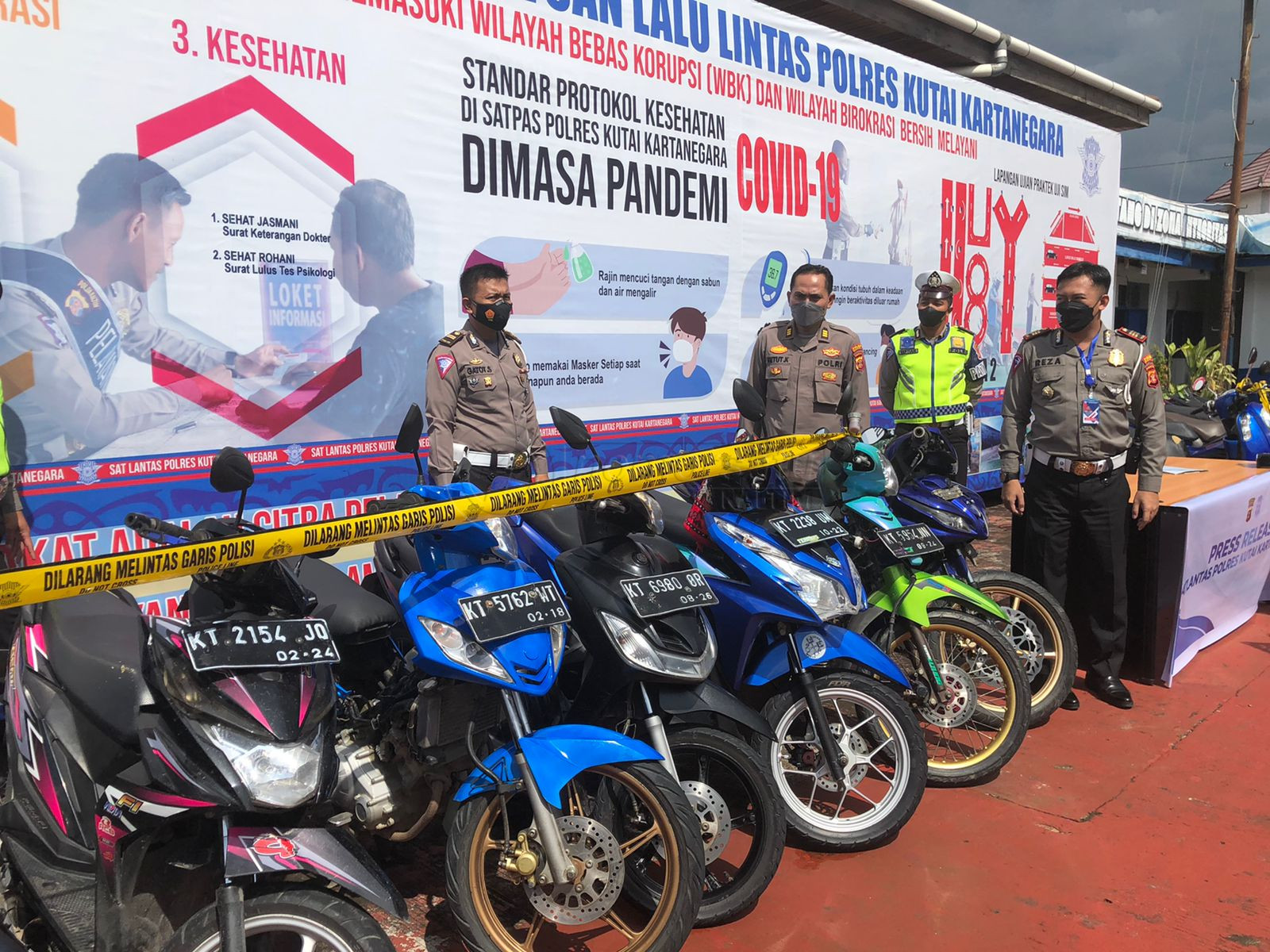 Sembilan Motor Balap Liar di Tenggarong Diamankan, Denda Rp 3,5 Juta dan Keluar Habis Lebaran