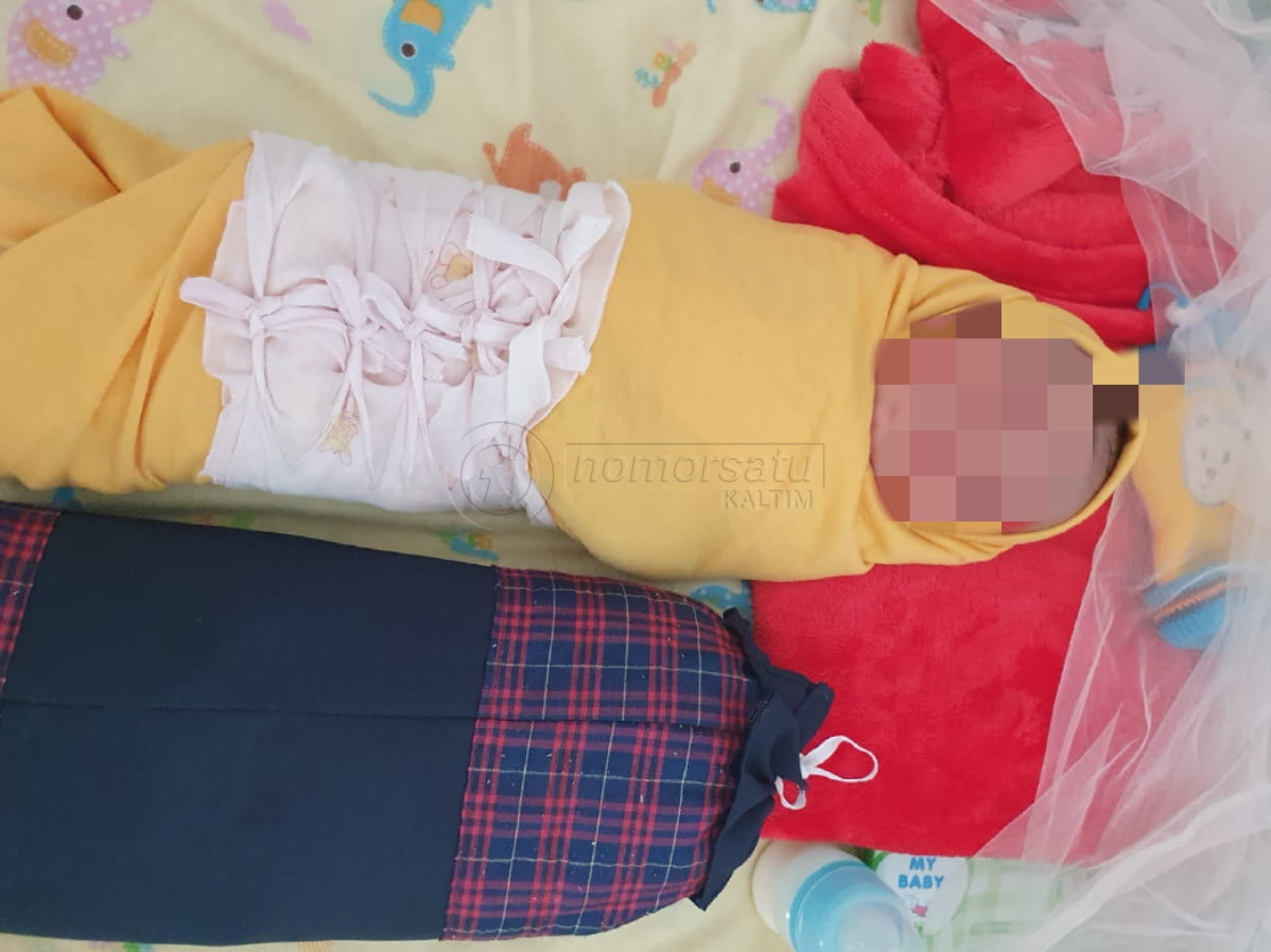 Bayi Laki-Laki Dibuang di Samping Pohon Sawit, Terbungkus Seragam Pramuka