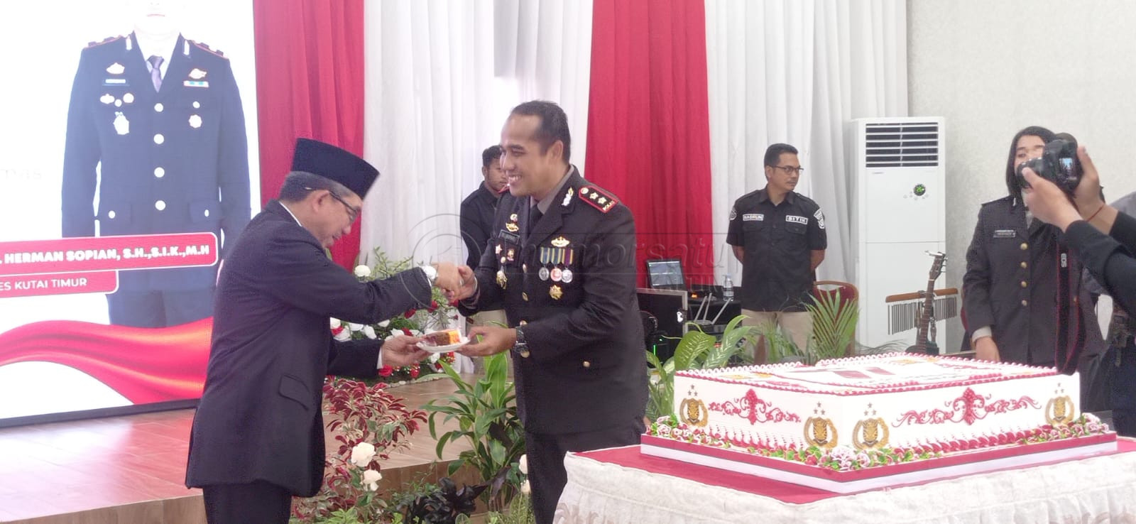 HUT Bhayangkara Ke-77, Bupati Berharap Polres Kutim Selalu di Hati Masyarakat