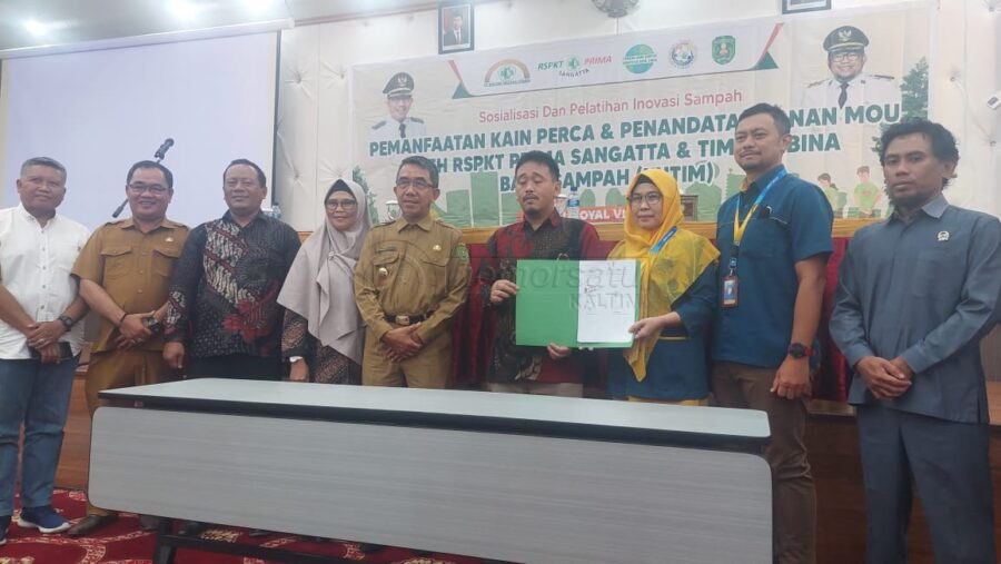 Tim Pembinaan Bank Sampah Teken Kerja Sama dengan RS Pupuk Kaltim Prima Sangatta