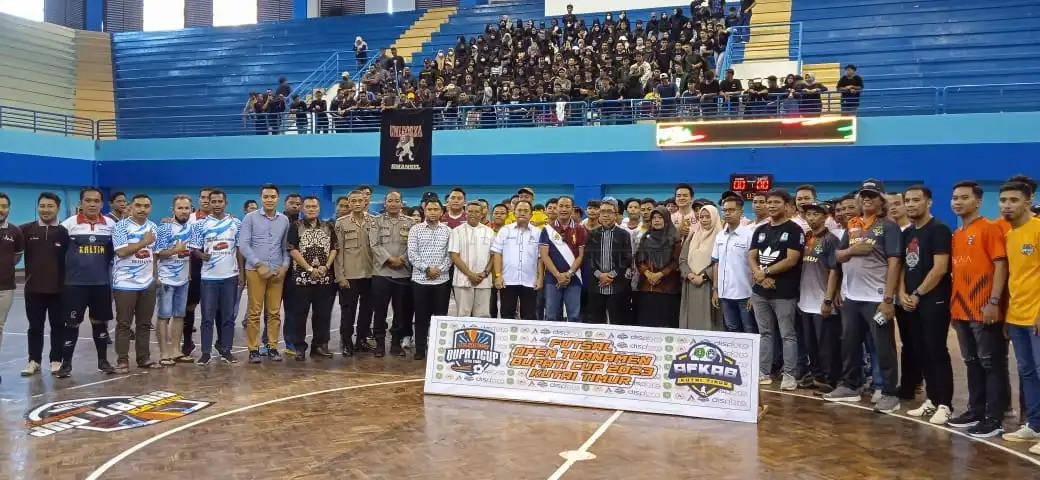 32 Klub Beradu di Open Tournament Futsal Bupati Cup 2023