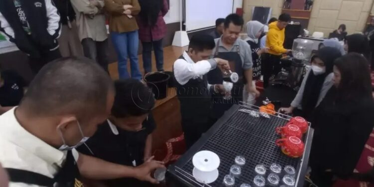 Peluang Besar, Dispar Gelar Pelatihan Barista Kopi