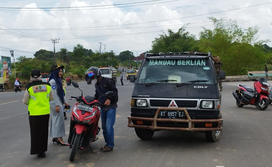 Puluhan Kendaraan di Paser Terjaring Operasi Taat Pajak