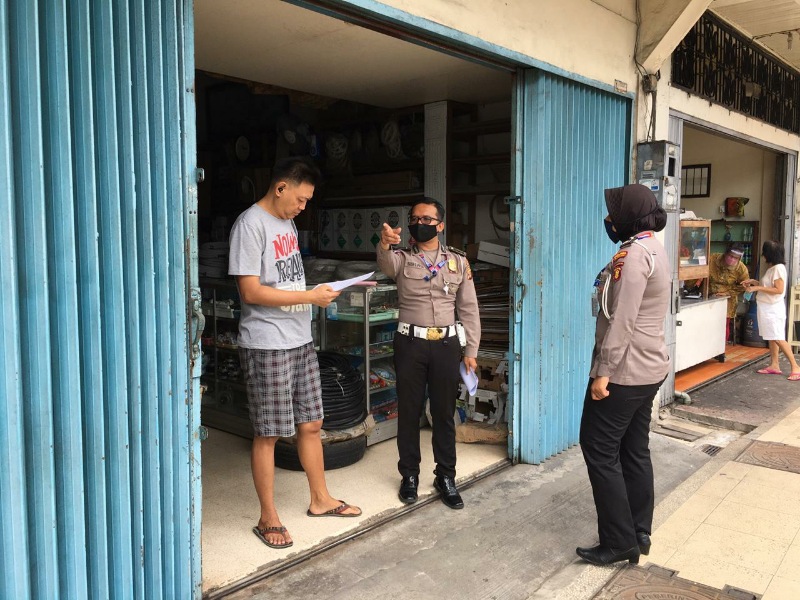 Satlantas Sosialisasi Larangan Parkir di Balikpapan