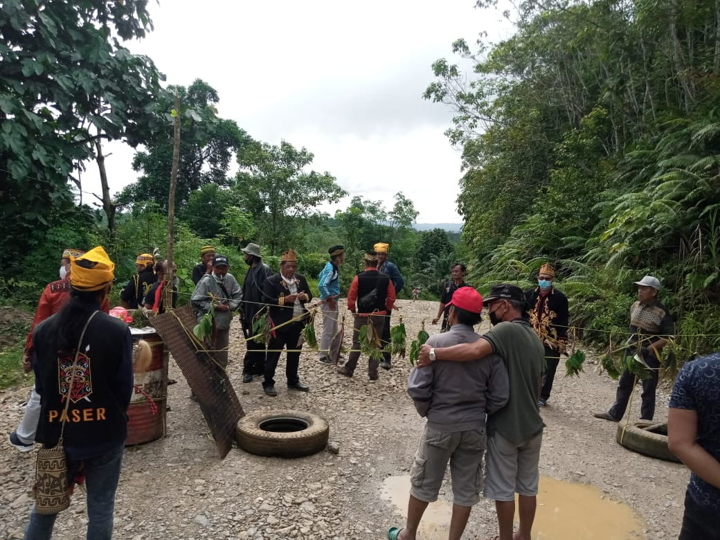 Masyarakat Adat PPU Tutup Akses Perusahaan Sawit