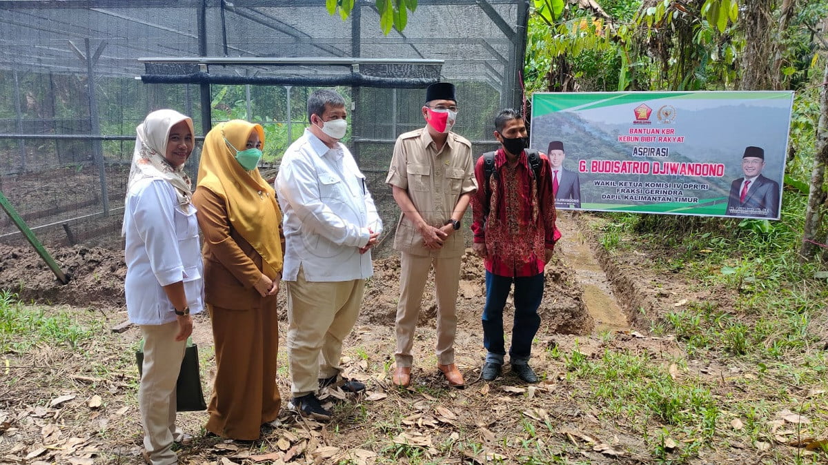 Alif Turiadi Kawal Bantuan Kebun Bibit Rakyat dari DPR RI