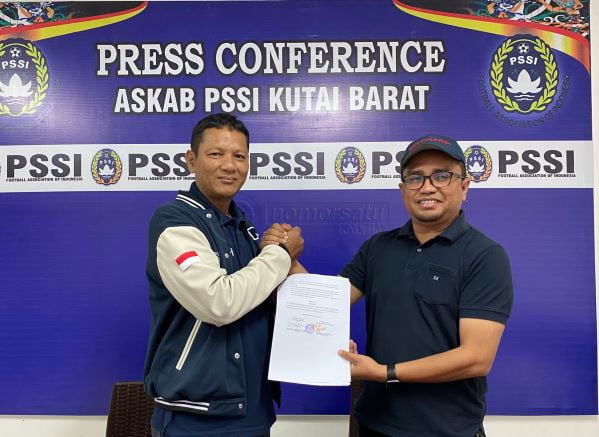 Askab PSSI Kubar Jalin Kerjasama dengan ‘Bapak Angkat’